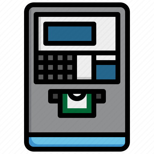 Cash, withdrawal, withdraw, atm, machine, business, finance icon - Download on Iconfinder