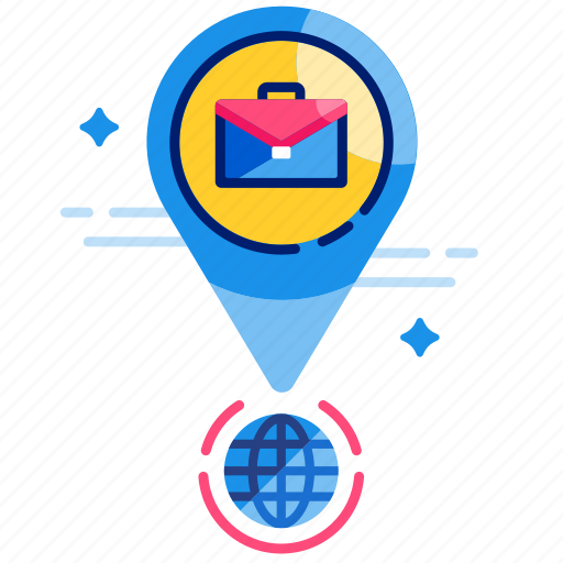 Entrepreneur, independent, location, remote, vacation, work, working icon - Download on Iconfinder