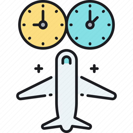 Jet, jet lag, lag, timezone icon - Download on Iconfinder