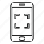 phone, app, screen, recording, vector 