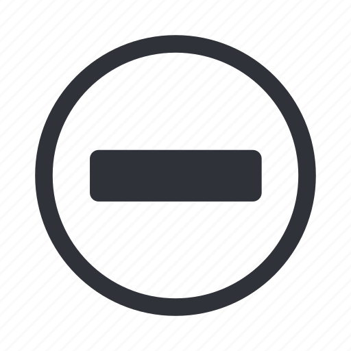 Delete, minus, negative, remove icon - Download on Iconfinder
