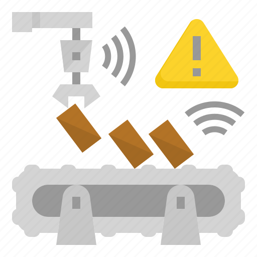 Industrial, safety, incident, machine, warning, iot, m2m icon - Download on Iconfinder