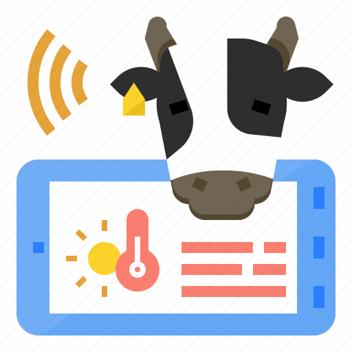 Livestock, monitoring, farming, iot, cattle, trembling, stressful icon - Download on Iconfinder