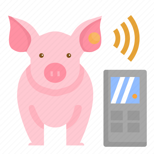 Livestock, tracking, iot, pig, monitoring, animal, id icon - Download on Iconfinder