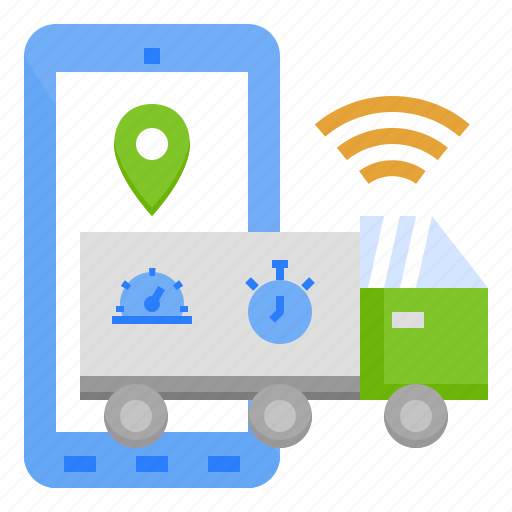 Transportation, logistics, iot, tracker, supply, chain, digital transformation icon - Download on Iconfinder