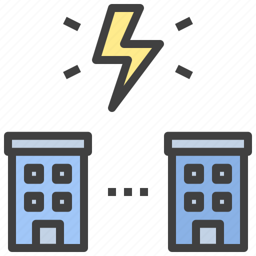 Competition, company, business, versus, battle, sales, lightning icon - Download on Iconfinder