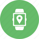 app, gps, location, mark, settings, tag, watch