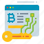 access, bitcoin, digital, key, security 