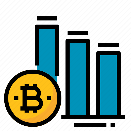 Bitcoin, chart, decrease, graph, growth icon - Download on Iconfinder