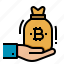 bitcoin, currency, digital, money, virtual 