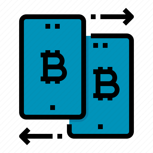 Bitcoin, data, information, sharing, transferring icon - Download on Iconfinder