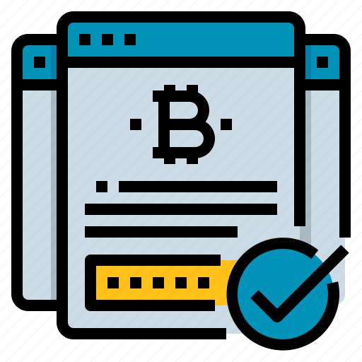 Accepted, access, bitcoin, security, website icon - Download on Iconfinder