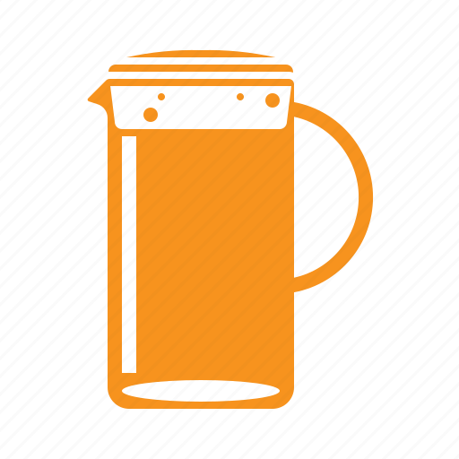 Bottle, jug, pitcher with lid, water icon - Download on Iconfinder