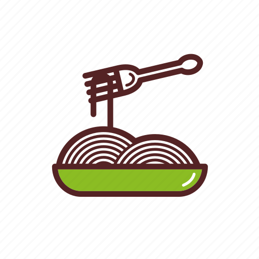 Dinner, dish, food, fork, meal, pasta icon - Download on Iconfinder