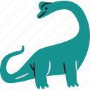 brachiosaurus, dinosaur, jurassic, herbivore