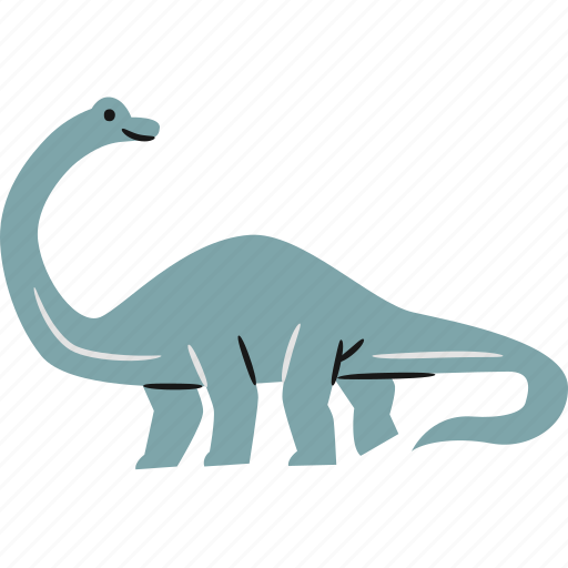 Brontosaurus, dinosaur, jurassic, herbivore icon - Download on Iconfinder