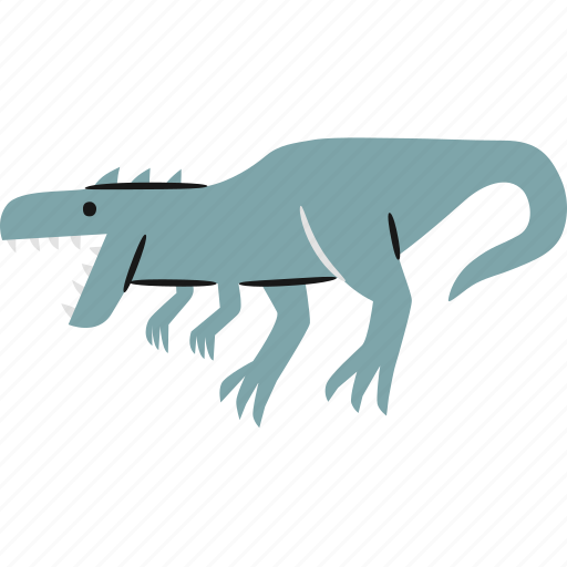 Giganotosaurus, dinosaur, jurassic, carnivores icon - Download on Iconfinder
