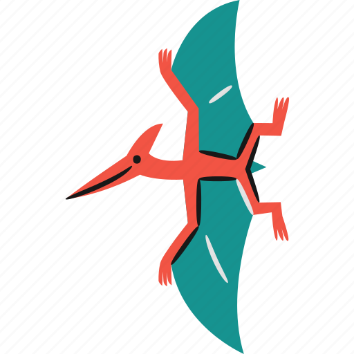 Pteranodon, dinosaur, jurassic, flying icon - Download on Iconfinder
