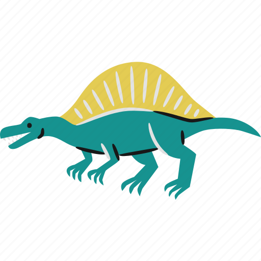 Spinosaurus, dinosaur, jurassic, herbivore icon - Download on Iconfinder