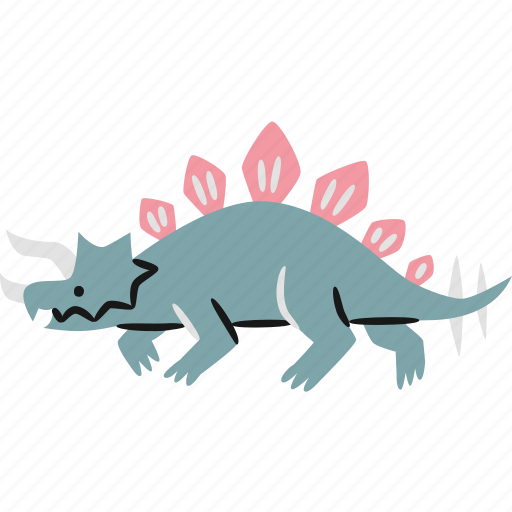 Stegoceratops, dinosaur, jurassic, herbivore icon - Download on Iconfinder