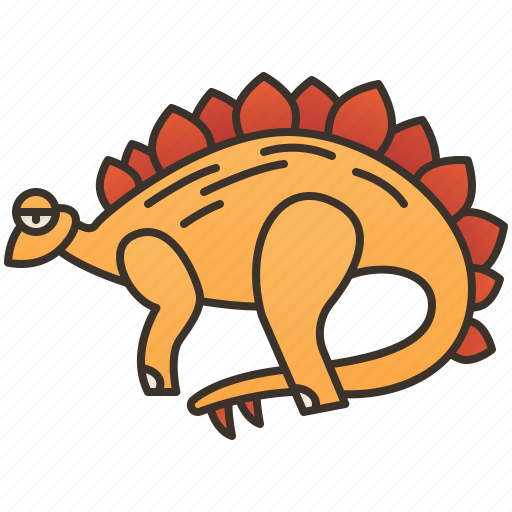 Armored, beast, dinosaur, herbivore, stegosaurus icon - Download on Iconfinder