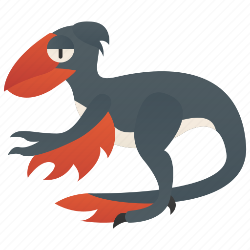 Deinonychus, dinosaur, gigantic, paleontology, theropod icon - Download on Iconfinder