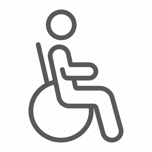 Handicapped, person, handicap, disability, wheelchair, sign, disabled icon - Download on Iconfinder