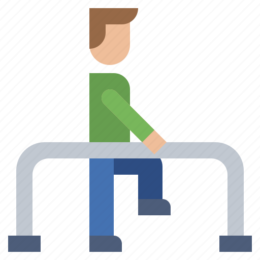 Injury, people, physiotherapy, recovery, walking icon - Download on Iconfinder