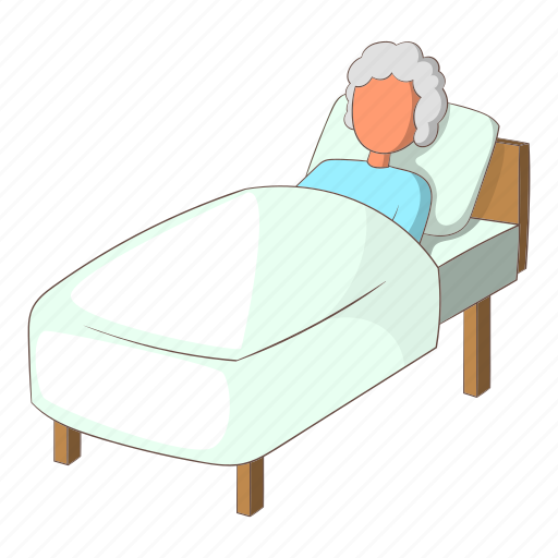 Bed, old, woman, bedroom, female icon - Download on Iconfinder