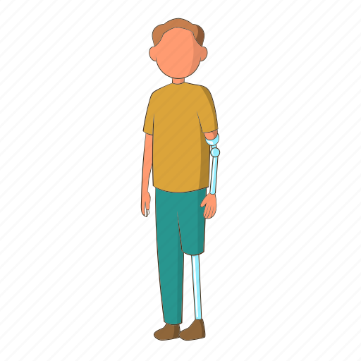 Man, prostheses, boy, male icon - Download on Iconfinder