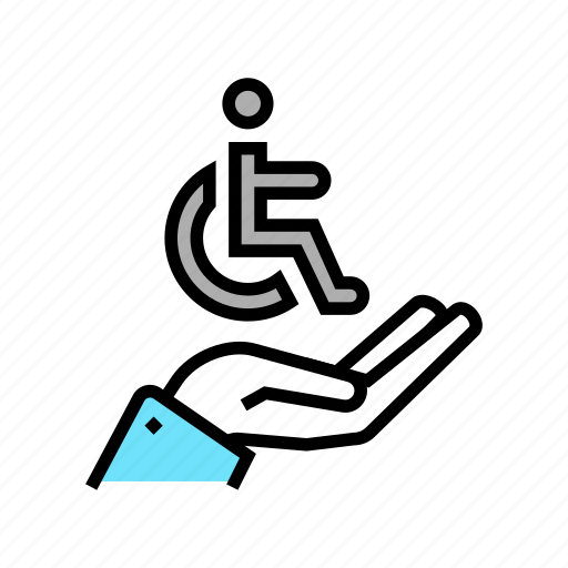 Technology, hold, disability, hand, human, disabled icon - Download on Iconfinder