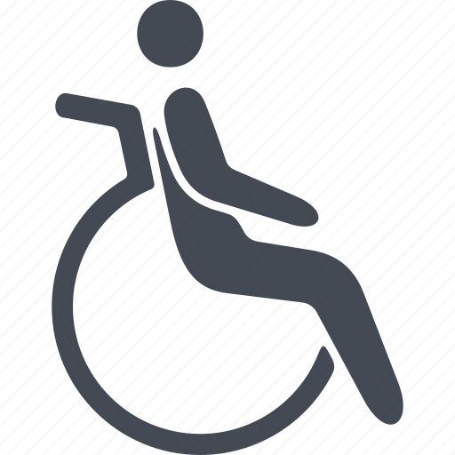 Disabled, wheelchair, disabled people, movement icon - Download on Iconfinder