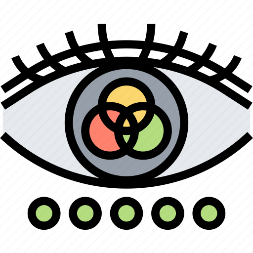 Colorblindness, test, eye, diagnostic, medical icon - Download on Iconfinder