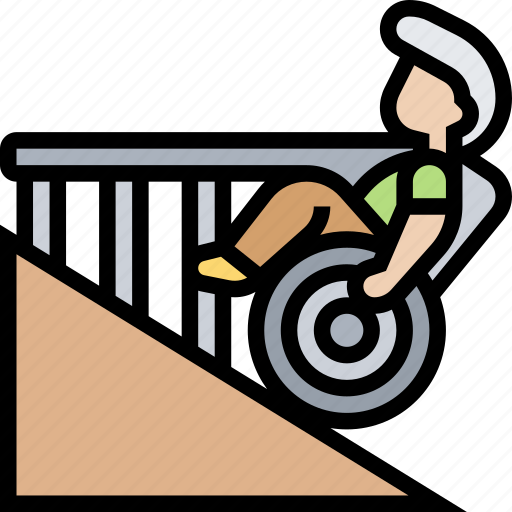 Wheelchair, ramp, accessible, public, building icon - Download on Iconfinder
