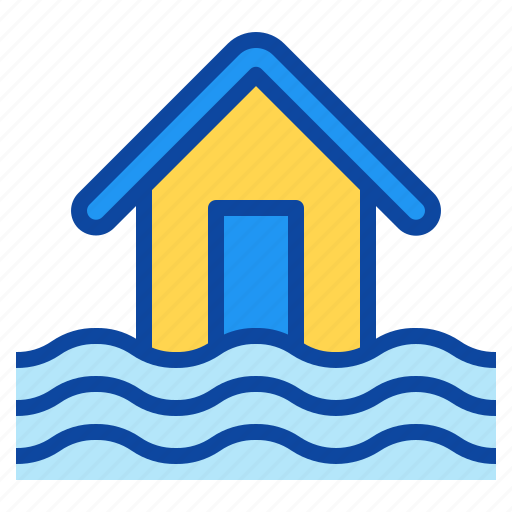 Disaster, flood, inundation, nature, typhoon icon - Download on Iconfinder