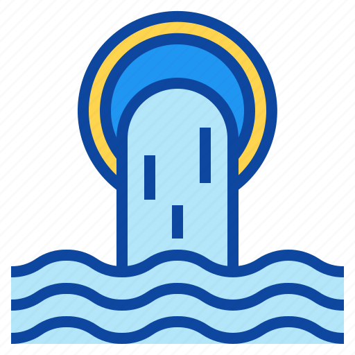Disaster, nature, pollution, waste, water icon - Download on Iconfinder