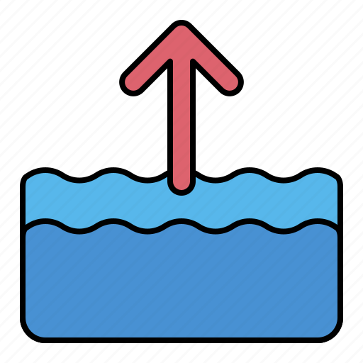High, flood, waves, disaster icon - Download on Iconfinder