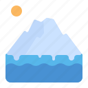 iceberg, glacier, melt, disaster