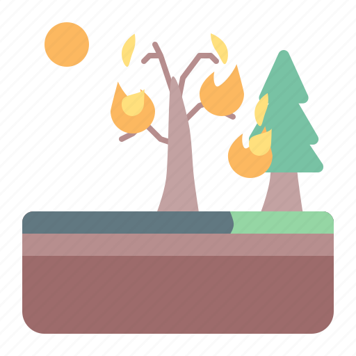 Wildfire, fires, forest, disaster icon - Download on Iconfinder
