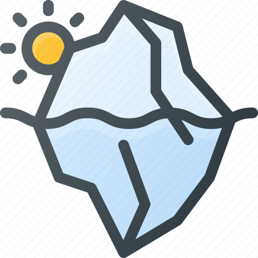 Catastrophe, disaster, drought, iceberg, melt, weather icon - Download on Iconfinder