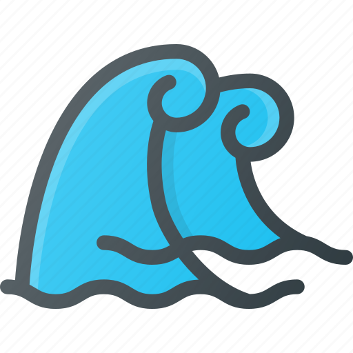 Catastrophe, disaster, tsunami, weather icon - Download on Iconfinder