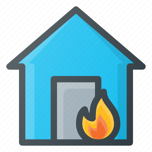 Catastrophe, disaster, fire, house icon - Download on Iconfinder