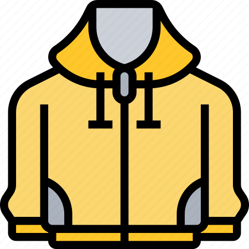 Jacket, clothing, hoodie, coat, casual icon - Download on Iconfinder