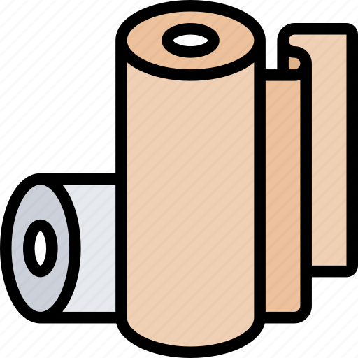 Paper, towels, roll, wipe, clean icon - Download on Iconfinder