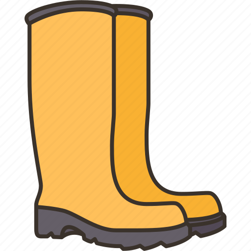 Boots, rubber, shoes, footwear, farming icon - Download on Iconfinder