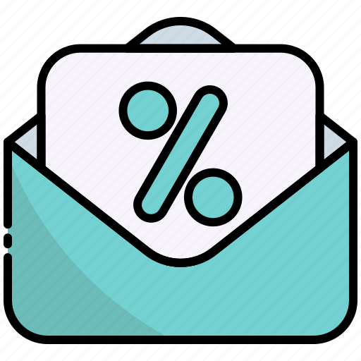 Letter, discount, mail, message, shopping, communication, promotion icon - Download on Iconfinder