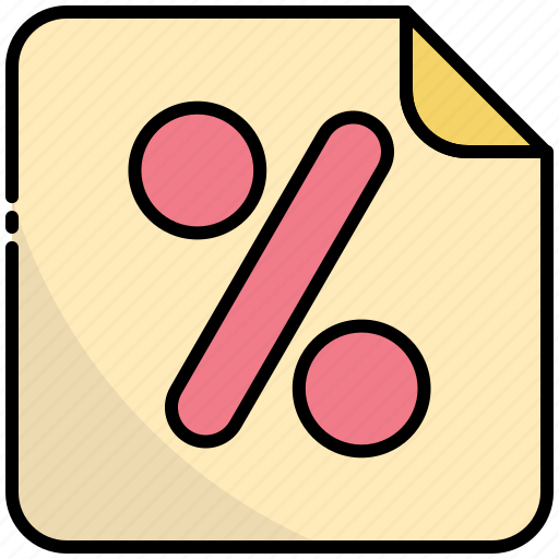 Notes, discount, sale, shopping, offer, tag, shop icon - Download on Iconfinder