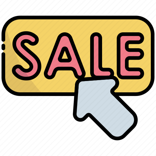 Button, discount, sale, offer, ecommerce, shop, click icon - Download on Iconfinder