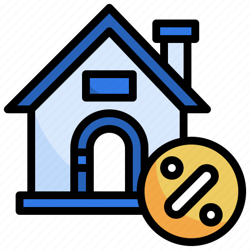 Real, estate, sale, discount, percentage, home icon - Download on Iconfinder