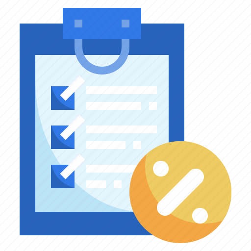 Clipboard, files, check, list, file, discount icon - Download on Iconfinder